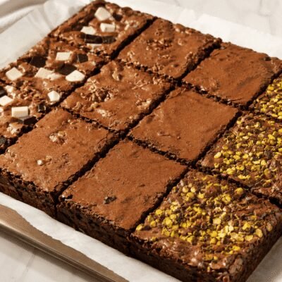 Cuadrado brownie Doble chocolate